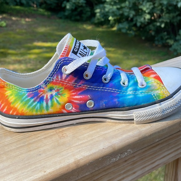 Converse Tie Dye Chuck Taylor All Star Sneakers Size 3 - Picture 10 of 10